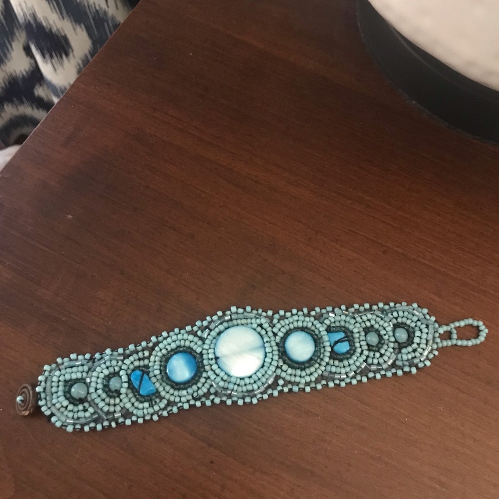 Seed bead bracelet